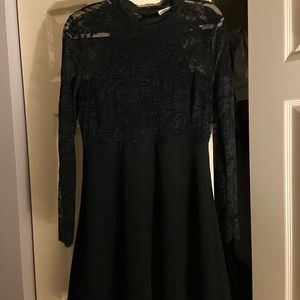 BLACK LACE DRESS